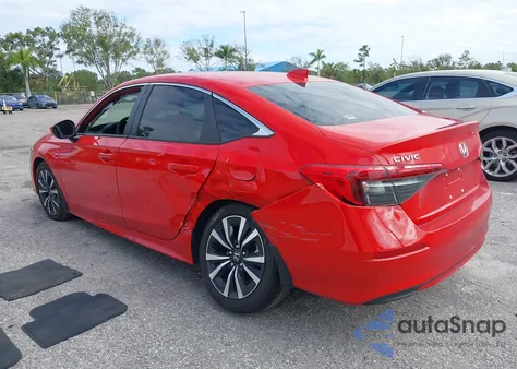 2024 Honda Civic Ex из США, поврежденный, VIN 2HGFE1F78RH340139